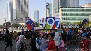 CFD Ditiadakan, Warga Tetap Antusias Olahraga di Kawasan Bundaran HI