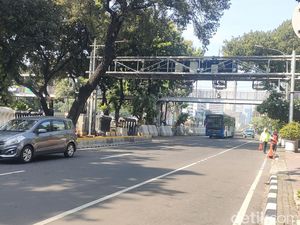 Jalan Medan Merdeka Dibuka Lagi Usai Jakarta Marathon, Lalu Lintas Lancar Jalan Medan Merdeka Dibuka Lagi Usai Jakarta Marathon, Lalu Lintas Lancar