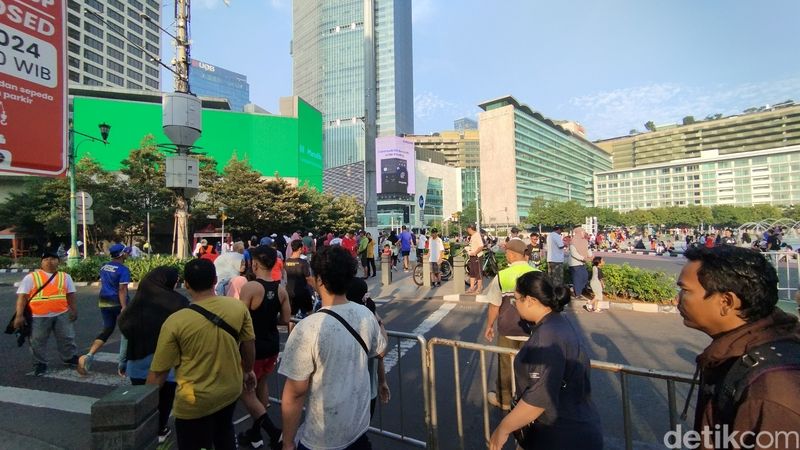 Jakarta Marathon di Bundaran HI, Jakarta Pusat