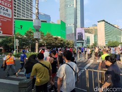 CFD Ditiadakan Karena Jakarta Marathon, Warga Masih Serbu Bundaran HI