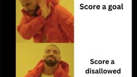 Meme ini bagaikan bilang Lukaku tidak mau bikin gol yang biasa-biasa saja. Jadilah ia bikin 3 gol yang dianulir. Foto: dok. Internet/X (Twitter)