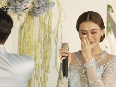 Tangis Aaliyah Massaid Dilamar Thariq Halilintar