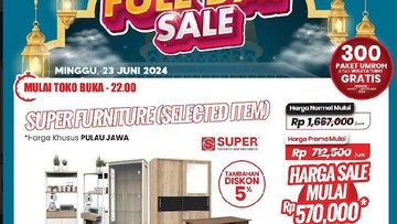 Aneka Furniture di Transmart Full Day Sale Harganya Miring, Mulai Rp 500 Ribuan