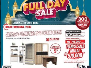 Aneka Furniture di Transmart Full Day Sale Harganya Miring, Mulai Rp 500 Ribuan