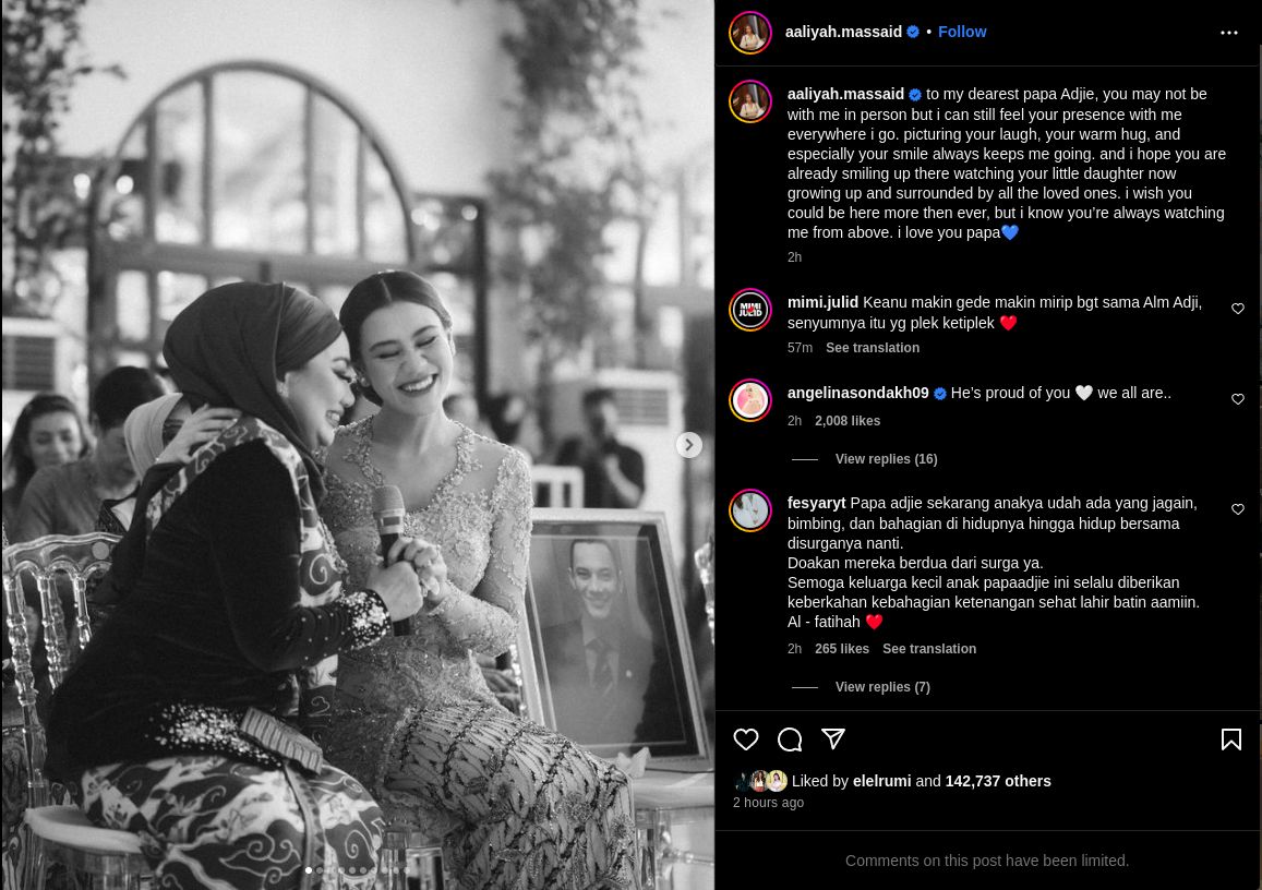 Unggahan Aaliyah Massaid