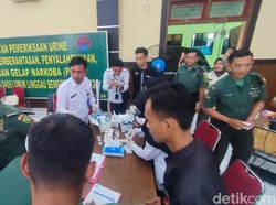 BNNK Lubuklinggau Beri Penyuluhan dan Tes Narkoba Prajurit TNI