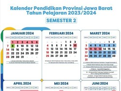 Jadwal Libur dan Masuk Sekolah Siswa di Jabar, Cek Kalender Akademik 2024