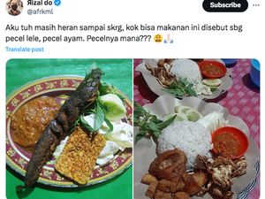 Penampakan Pecel Lele dan Ayam di Jakarta Bikin Orang Jawa Bingung Penampakan Pecel Lele dan Ayam di Jakarta Bikin Orang Jawa Bingung