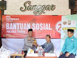 Saat Para Difabel di Tuban Jalani Cek Kesehatan Sambut Hari Bhayangkara