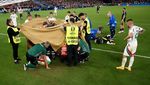 Foto: Detik-detik Pemain Hungaria Tubrukan hingga Kolaps di Euro 2024