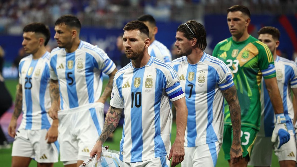 Argentina akan menghadapi Chile di laga kedua Grup A Copa America 2024 (Foto: REUTERS/Agustin Marcarian)