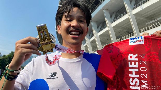 Fakhri, pemenang full marathon di BTN Jakim 2024