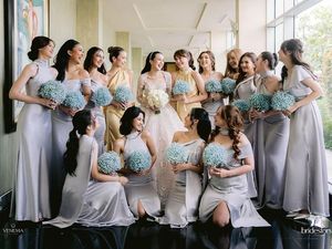 7 Potret Bridesmaid di Pernikahan Beby Tsabina, Mewah Bergaun Silver 7 Potret Bridesmaid di Pernikahan Beby Tsabina, Mewah Bergaun Silver