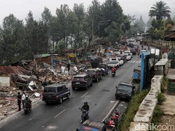 Puncak Bogor Gelap Gulita Dikeluhkan Usai Pembongkaran Lapak