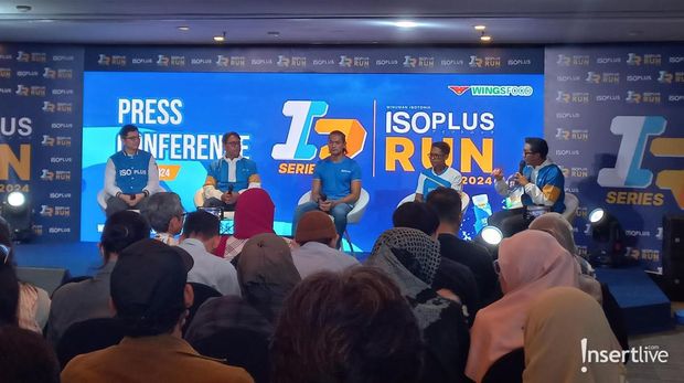 Konferensi pers ISOPLUS Run 2024