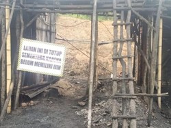 Polisi Tutup Sejumlah Tempat Pembakaran Ban Ilegal di Tenjo Bogor