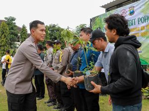 Sambut Hari Bhayangkara, 78 Ribu Bibit Pohon Ditanam di Jombang