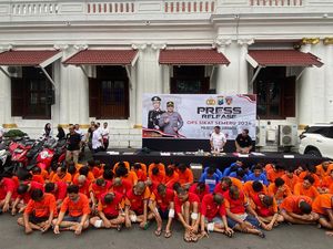 243 Tersangka Curanmor-Gangster di Surabaya Diringkus Selama 12 Hari