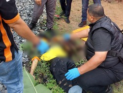 Pengendara Motor di Palembang Tewas Tertabrak Kereta Api