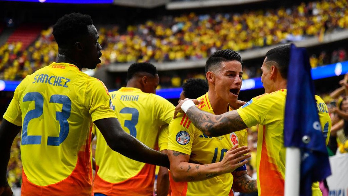 Kolombia menang 2-1 atas Paraguay. Foto: Getty Images/Logan Riely