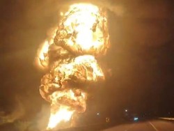 Truk Tangki BBM Terbakar di Tol Ngawi, Sopir Diperiksa Polisi