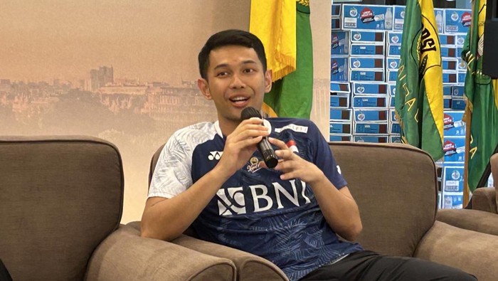 Fajar Alfian bicara Herry IP bakal ke Malaysia. (Foto: Mercy Raya/detikSport)