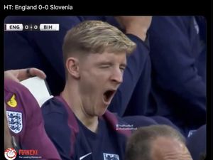 Meme Nonton Inggris Bikin Ngantuk, Taktik Southgate Dipertanyakan