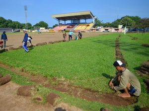 Potret Stadion H Agus Salim Padang Direnovasi Berstandar Liga 1