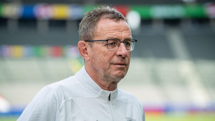BERLIN, GERMANY - JUNE 24: Head Coach Ralf Rangnick of Austria at Olympiastadion on June 24, 2024 in Berlin, Germany. (Photo by Luciano Lima - UEFA/UEFA via Getty Images)