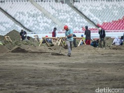 Pengerjaan ini terus dikebut bahkan pada bulan Juli hingga Agustus 2024 SUGBK tak dapat dipakai untuk kegiatan apapun.