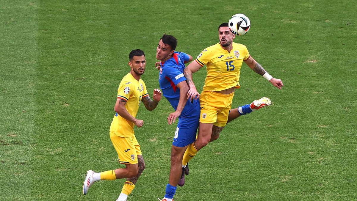 Slovakia dan Rumania saling berhadapan di matchday ketiga Grup E Euro 2024. (Foto: Getty Images/Alex Grimm)