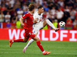 Euro 2024: Denmark Vs Serbia Masih Tanpa Gol hingga Half Time