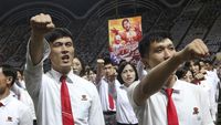 Unjuk Rasa Anti-AS Peringati 74 Tahun Perang Korea di Korut