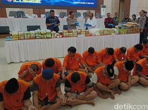 49 Orang Ditangkap dan 147 Kg Sabu Dimusnahkan, Ada Jaringan Fredy Pratama
