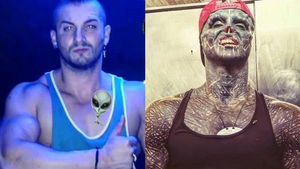 Pria Kekar Asal Prancis Modifikasi Tubuh Agar Mirip Alien, Ini Penampakannya
