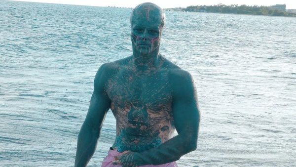 Potret Pria Nekat Modifikasi Tubuh agar Mirip Alien, Transformasinya Bikin Melongo