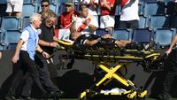 Detik-detik Hakim Garis Piala Amerika Ambruk gegara Disengat Cuaca Panas