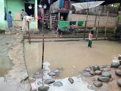 Sungai Hawai Meluap Dini Hari, Warga OKU Kebanjiran