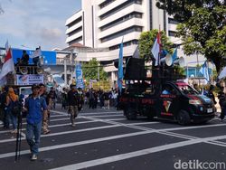 Massa Buruh Tolak Tapera di Kemenkeu Bubar, Jalan Dr Wahidin Kembali Dibuka