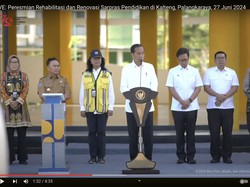 Jokowi Renovasi Gedung Kampus-Sekolah di Kalteng, Kucurkan Rp 84 M