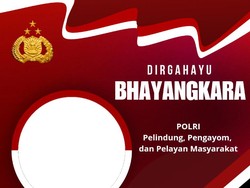 20 Twibbon dan Ucapan HUT Ke-78 Bhayangkara Tahun 2024