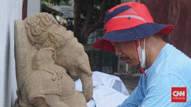 Sebuah arca berwujud Ganesha setinggi kurang lebih 84 centimeter ditemukan di wilayah pemukiman warga, daerah Sayidan, Sumberadi, Mlati, Sleman, Daerah Istimewa Yogyakarta (DIY).