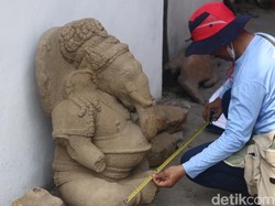 Arca Ganesha Temuan Warga Sleman Akan Diperbaiki Balai Pelestarian Kebudayaan