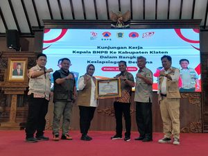 Dapat Bantuan Alat Bencana dari BNPB, Sekda Klaten: Antisipasi Kekeringan