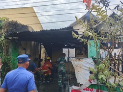 Kebakaran Hanguskan Rumah Warga di Gorontalo Diduga Dipicu Korsleting Listrik