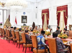 Jokowi Rapat Bareng Pimpinan MPR di Istana Negara, Bahas Apa?