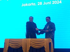 Sah! CT dan Bos Mandiri Teken MoU Kerja Sama Bisnis Transaksi Perbankan