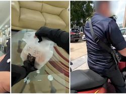 Kocak! Pengantar Makanan Ini Diantar Polisi Sampai ke Rumah Pelanggan