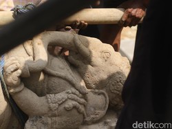 Temuan Langka Arca Ganesha di Fondasi Rumah Warga