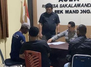 Heboh Pria Kendari Bawa Parang saat Tagih Utang, Pelaku-Korban Diamankan